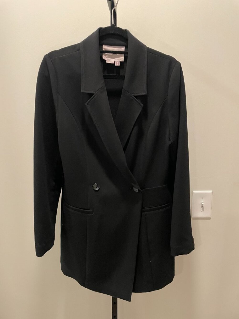 By Anthropologie Blazer Romper - Black - US Size 10 - Picture 5 of 10